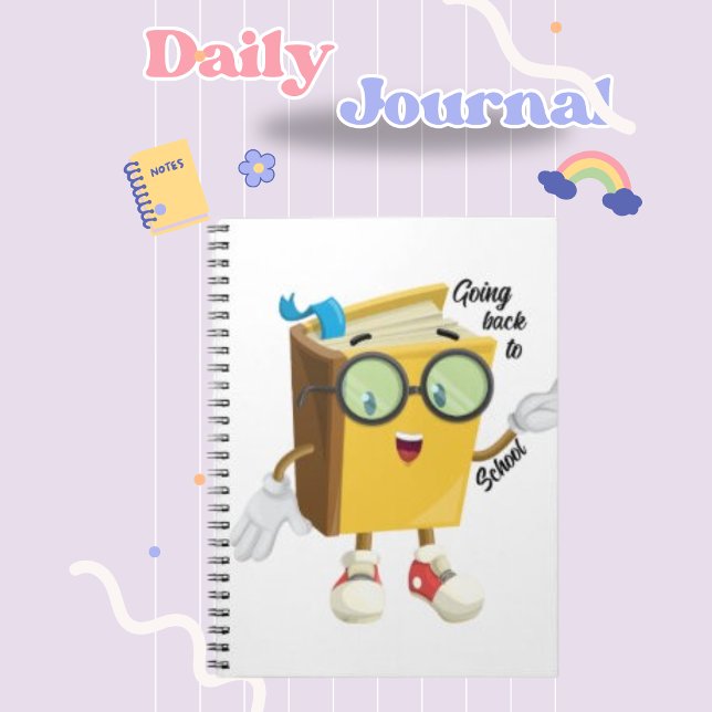 Funny Book Glass Trendy Paper Shoe Notebook Notizblock (Von Creator hochgeladen)