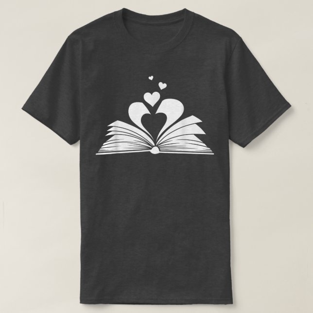 Funny Book Lover Design Men Women Kids Bookworm Li T-Shirt (Design vorne)