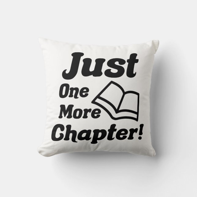 Funny Book Lover Kissen (Vorderseite)