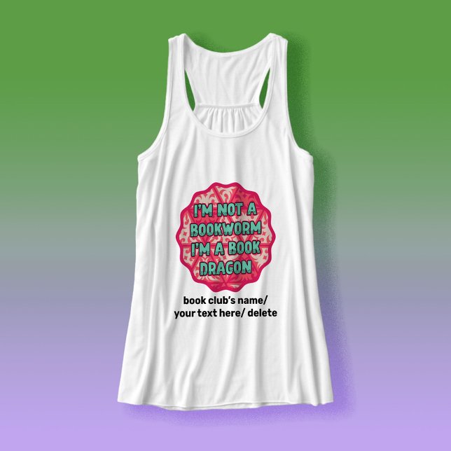 Funny Book Lover Quote Retro Typografie - Custom Tank Top (books,reading,banned books,library,book store,book lovers,reading lovers,read,bookish,book addict)