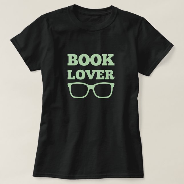 Funny Book Lover Reading Glasses T-Shirt (Design vorne)