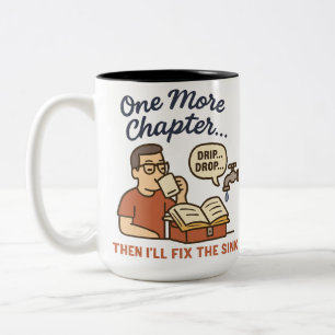 Funny Book Lover Tasse - Noch ein Kapitel