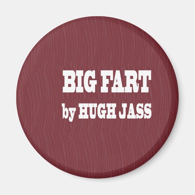 FUNNY BOOK NAMES : Pronounce Loud LOWPRICE GIFTS Magnet (Vorne)
