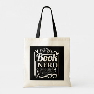 Funny Book Nerd Zitat Buchen Tragetasche