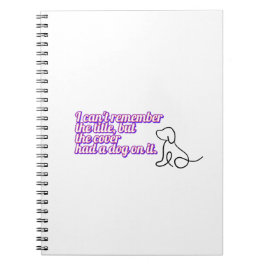 Funny Book Quote Spiral Notebook Notizblock