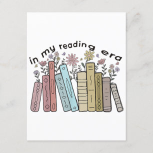 Funny Book Reader Zitat in meiner Leserzeit Groovy Begleitkarte