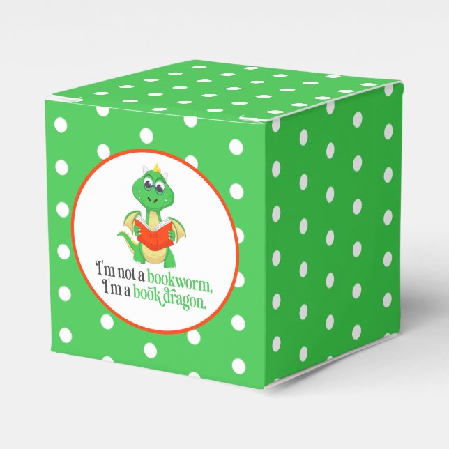 Funny Book Reading - Bookworm Geschenkschachtel (Vorderseite)