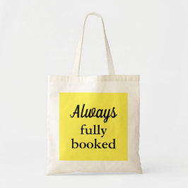 Funny book Tasche, hübsch gelb, maschinell waschba Tragetasche