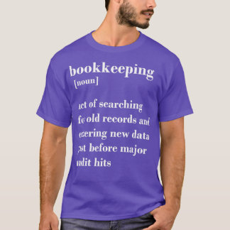Funny Bookering Offerting Definition T-Shirt