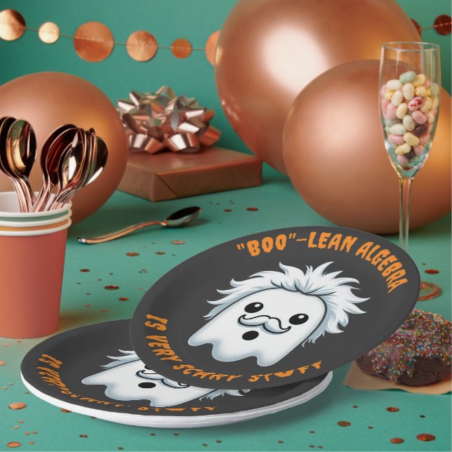 Funny Boolean Algebra ist sehr Beängstigend Stuff Pappteller (Multi)