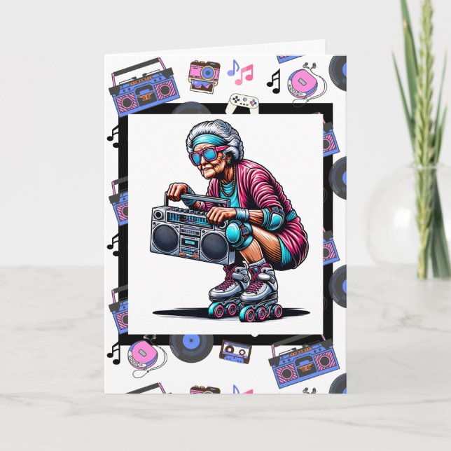 Funny Boomer Birthday Karte (Vorderseite)