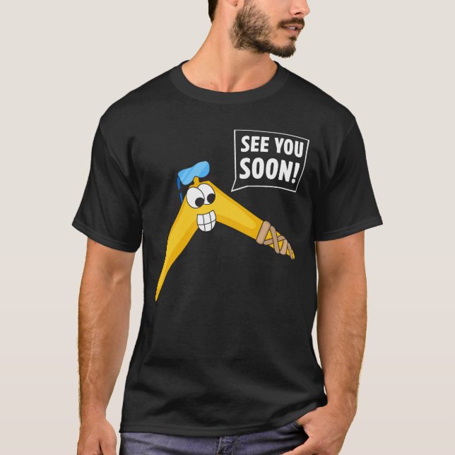 Funny Boomerang Humor Australian Sport Game T-Shirt (Vorderseite)