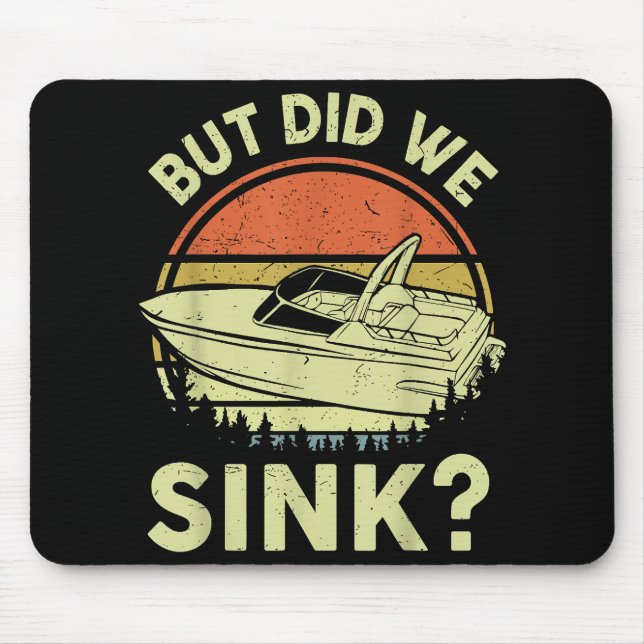 Funny Boot, aber haben wir Männer Sink Männer Moto Mousepad (Vorne)