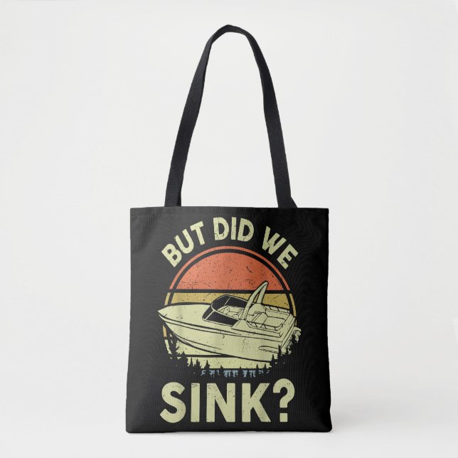 Funny Boot, aber haben wir Männer Sink Männer Moto Tasche (Vorderseite)