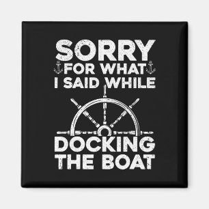 Funny Boot für Männer Frauen Docking Boat Capta Magnet