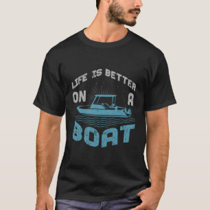 Funny Bootspende Männer Frauen Cool Bootsinhaberbo T-Shirt