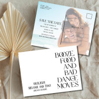 Funny Booze Food Foto Hochzeit Retten Sie das Datu