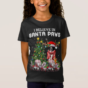 Funny Border Collie Dog Weihnachtsbaum Weihnachten T-Shirt