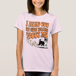 Funny Border Collie Herding Sheep Pudesign T-Shirt