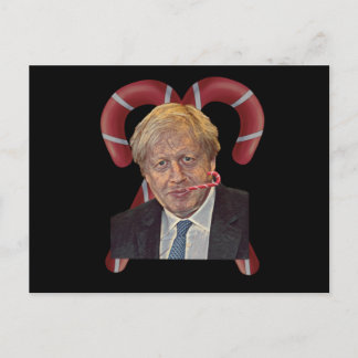 Funny Boris Johnson Christmas Postkarte
