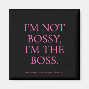 Funny Boss Zitat Magnet - Kundenspezifisches Gesch