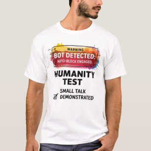 🤖 Funny Bot Detector überprüft, ob Sie menschlich T-Shirt