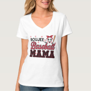 Funny Boujee Baseball Mama T-Shirt