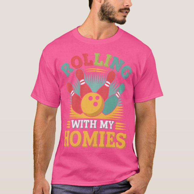 Funny Bowler Bowling T-Shirt (Vorderseite)