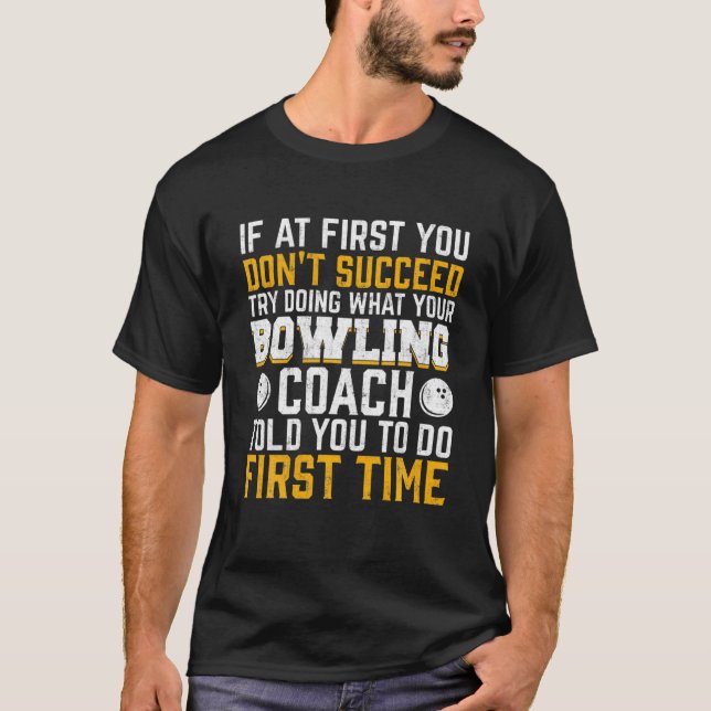 Funny Bowler T-Shirt (Vorderseite)