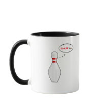 Funny Bowling Button für Bowlers Tasse