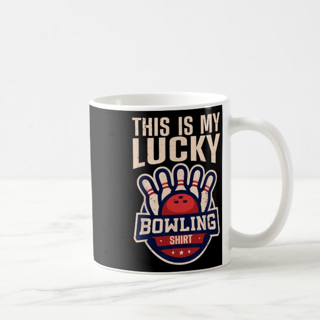 Funny Bowling Design Damen Kinder Bowling Lo Kaffeetasse (Rechts)