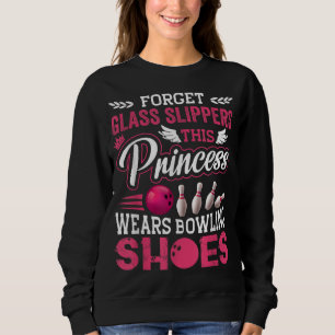 Funny Bowling for Women Girls Kinder Mama Ehefrau Sweatshirt