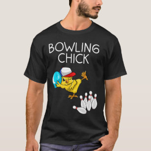 Funny Bowling Geschenk Frauen Niedlicher Bowling C T-Shirt
