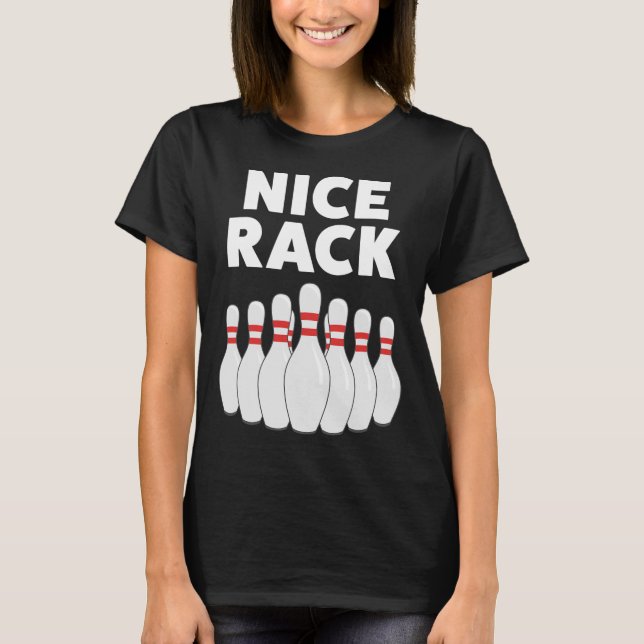 Funny Bowling Geschenk Shirt für Männer oder Vater (Vorderseite)