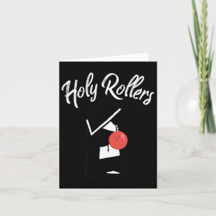 Funny Bowling Holy Rollers Karte