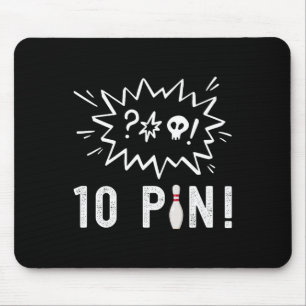 Funny Bowling I Hass Die zehn Button Bowling Mousepad