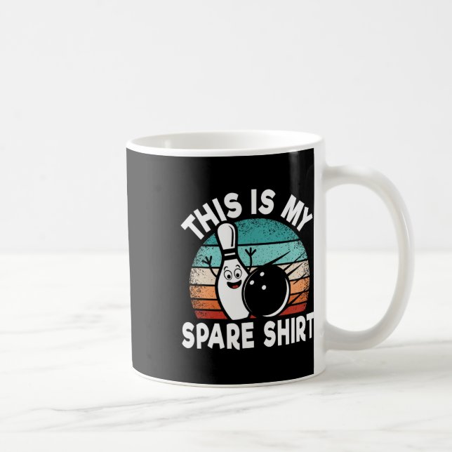 Funny Bowling Lover Bowler Dies ist meine Freizeit Kaffeetasse (Rechts)