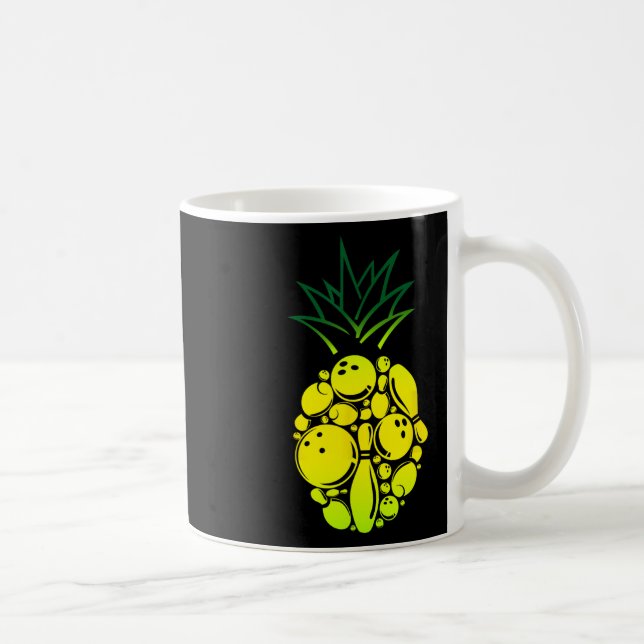 Funny Bowling Pineaple Kaffeetasse (Rechts)