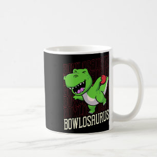 Funny Bowling Pun T-rex Dinosaur Bowlosaurus 1 Kaffeetasse