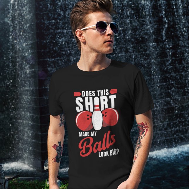 Funny bowling saying, Gift for bowlers T-Shirt (Von Creator hochgeladen)