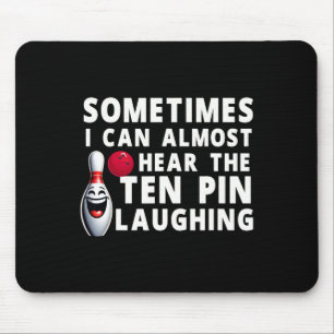 Funny Bowling Spaß Ich kann hören, das zehn Button Mousepad