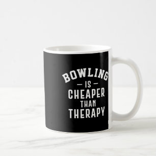 Funny Bowling Therapy - Bowling Gift Kaffeetasse