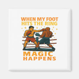 Funny Boxer Boxing Fighter Sarcastic Spaß Gips F Magnet