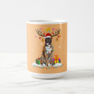 Funny Boxer Dog Weihnachtsfest T-Shirt ReindeWeihn Kaffeetasse