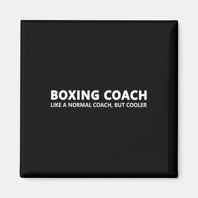 Funny Boxing Coach Definition Boxing Coach Magnet (Vorne)