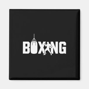 Funny Boxing Fighter Gym Gloves Kickboxing für Wom Magnet