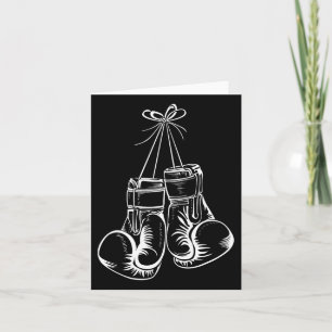 Funny Boxing Geschenk für Männer Frauen Boxer Glov Karte