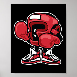 Funny Boxing Geschenke für Girls Jungs Kinder Poster