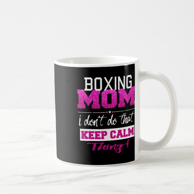Funny Boxing Mama T Shirt Beste Mutter Kaffeetasse (Rechts)