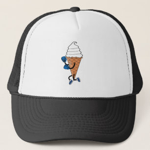 Funny Boxing Sportaktivitäten Ice Cone Cartoon Truckerkappe